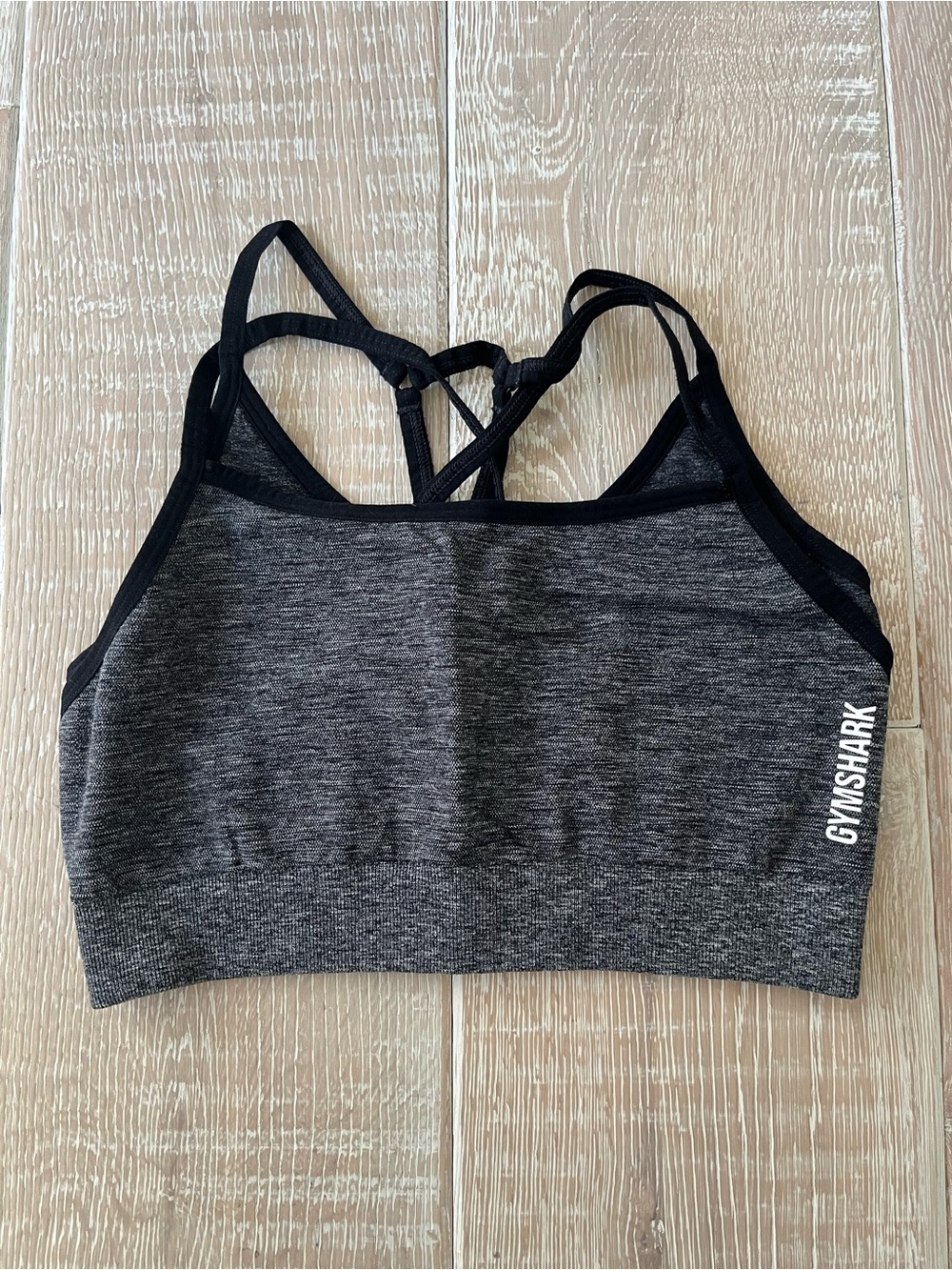 Gymshark sports bra heather grey